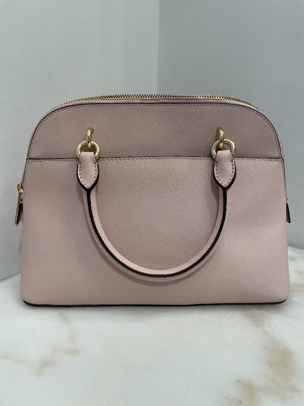 Michael Kors Jet Set Travel Medium Dome Shoulder Crossbody in Pink Leather & COA - Picture 3 of 16